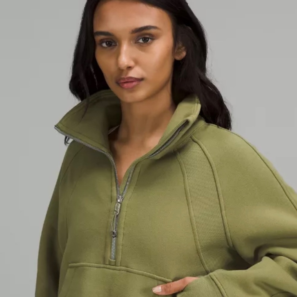 Lululemon Scuba Oversized Funnel Neck Half-zip sweatshirt
